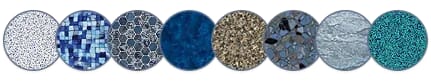 Pool liner pattern samples