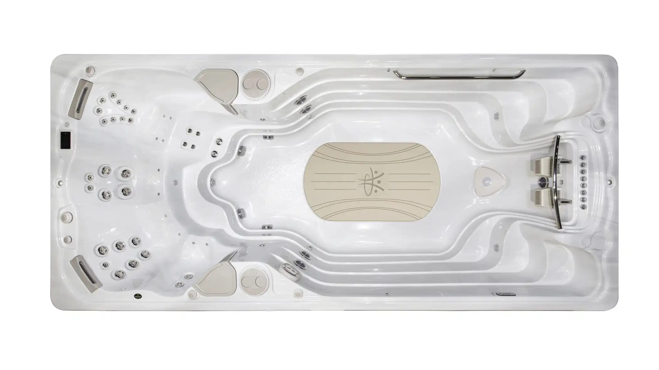AquaTrainer 17AX, 17ft Swim Spa w/ 2 V-Twin Swim Jets - Superior Spas