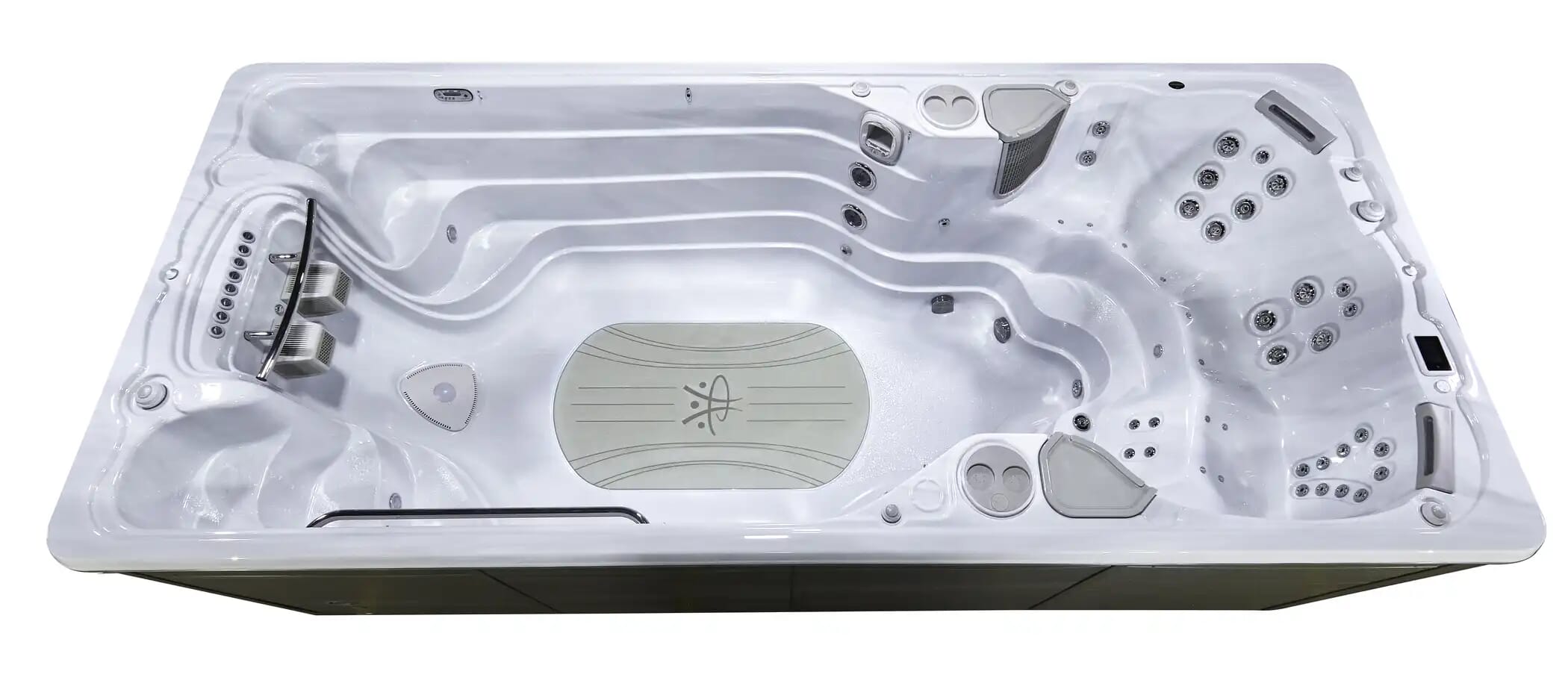 AquaTrainer 17AX, 17ft Swim Spa w/ 2 V-Twin Swim Jets - Cal-X Fun Spas