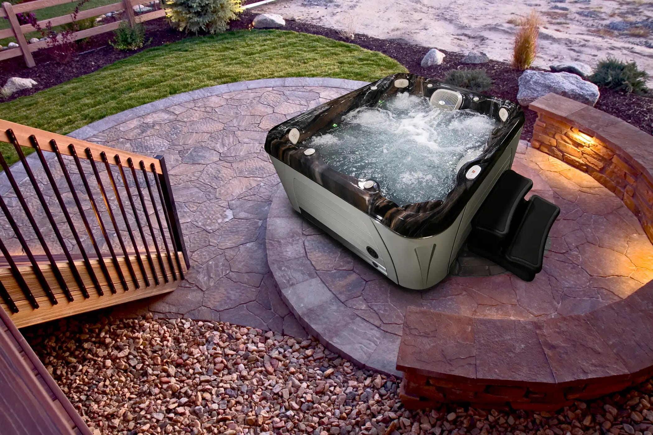 Serenity 6800 6 Person Luxury Hot Tub - Cannon Pools