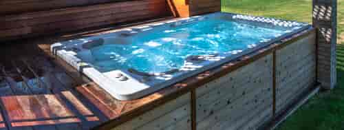 hydropool swim spa