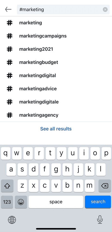 marketing hashtag research