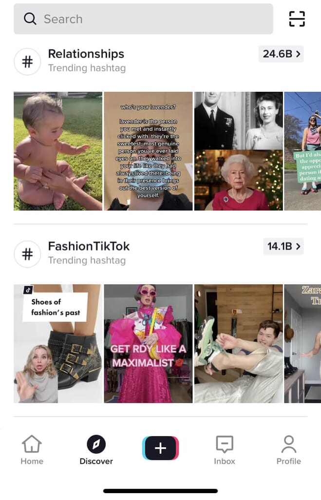 tiktok trending hashtags