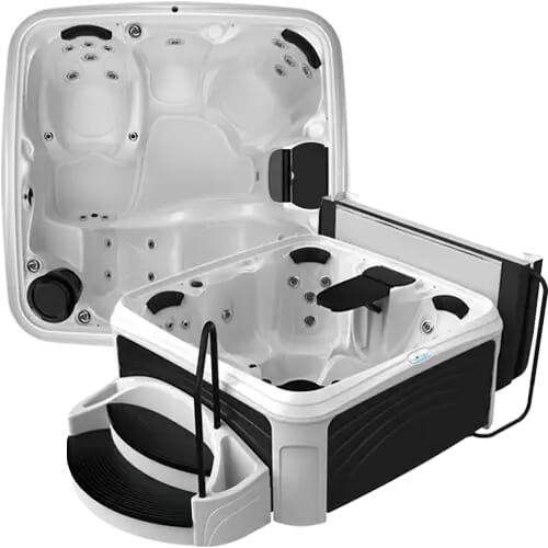 cabana 2500l white black suite - Hydropool