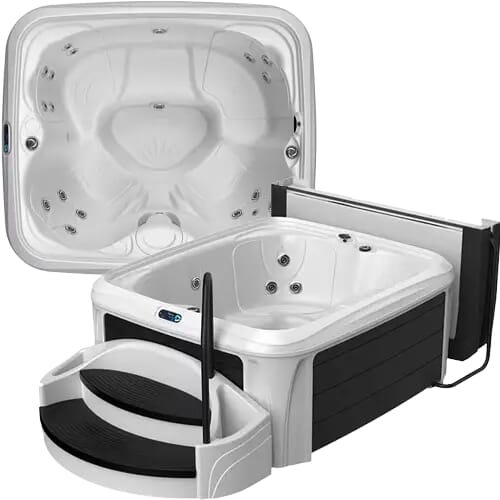 comfort 2000s white black suite - Hydropool