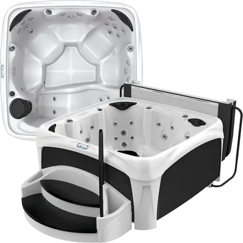 crossover 730l white black suite - Hydropool