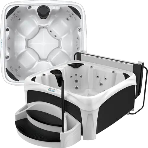 crossover 730s white black suite - Hydropool