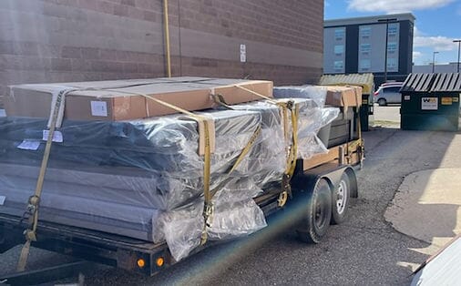 Hot tub moving