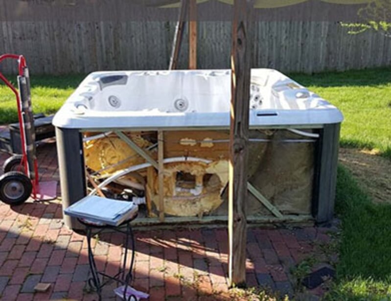 Hot Tub Removal